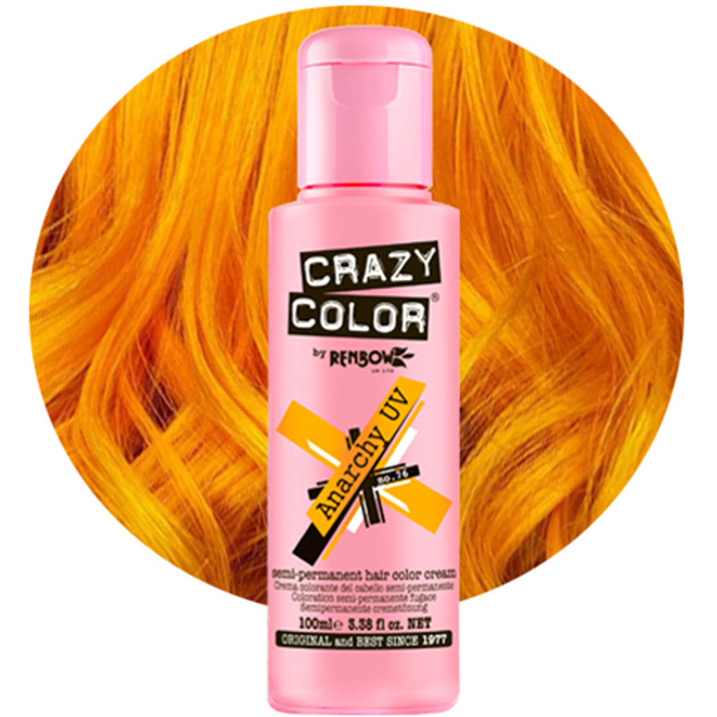 Crazy Color Semi Permanent Hair Color Cream – Vibrant, Expressive Colour for Bold Hair Enthusiasts 100ml
