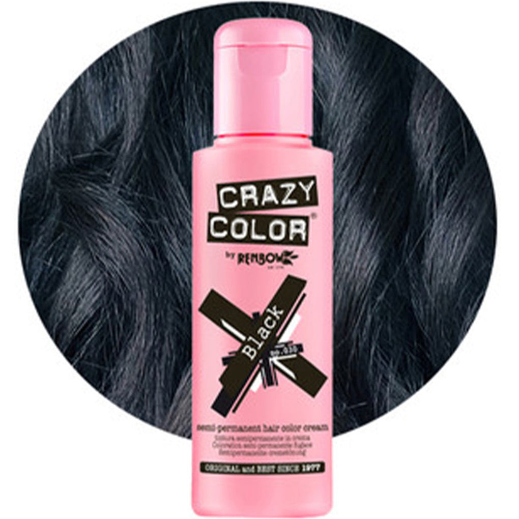 Crazy Color Semi Permanent Hair Color Cream – Vibrant, Expressive Colour for Bold Hair Enthusiasts 100ml