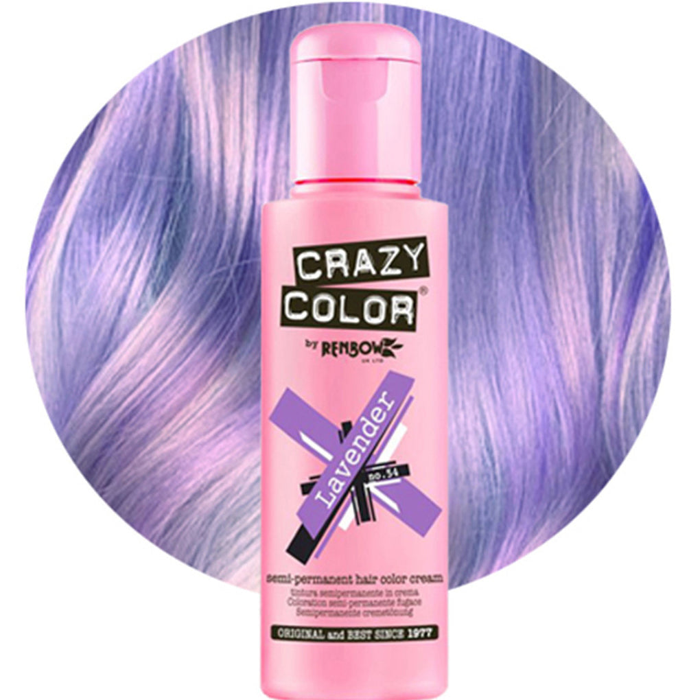 Crazy Color Semi Permanent Hair Color Cream – Vibrant, Expressive Colour for Bold Hair Enthusiasts 100ml