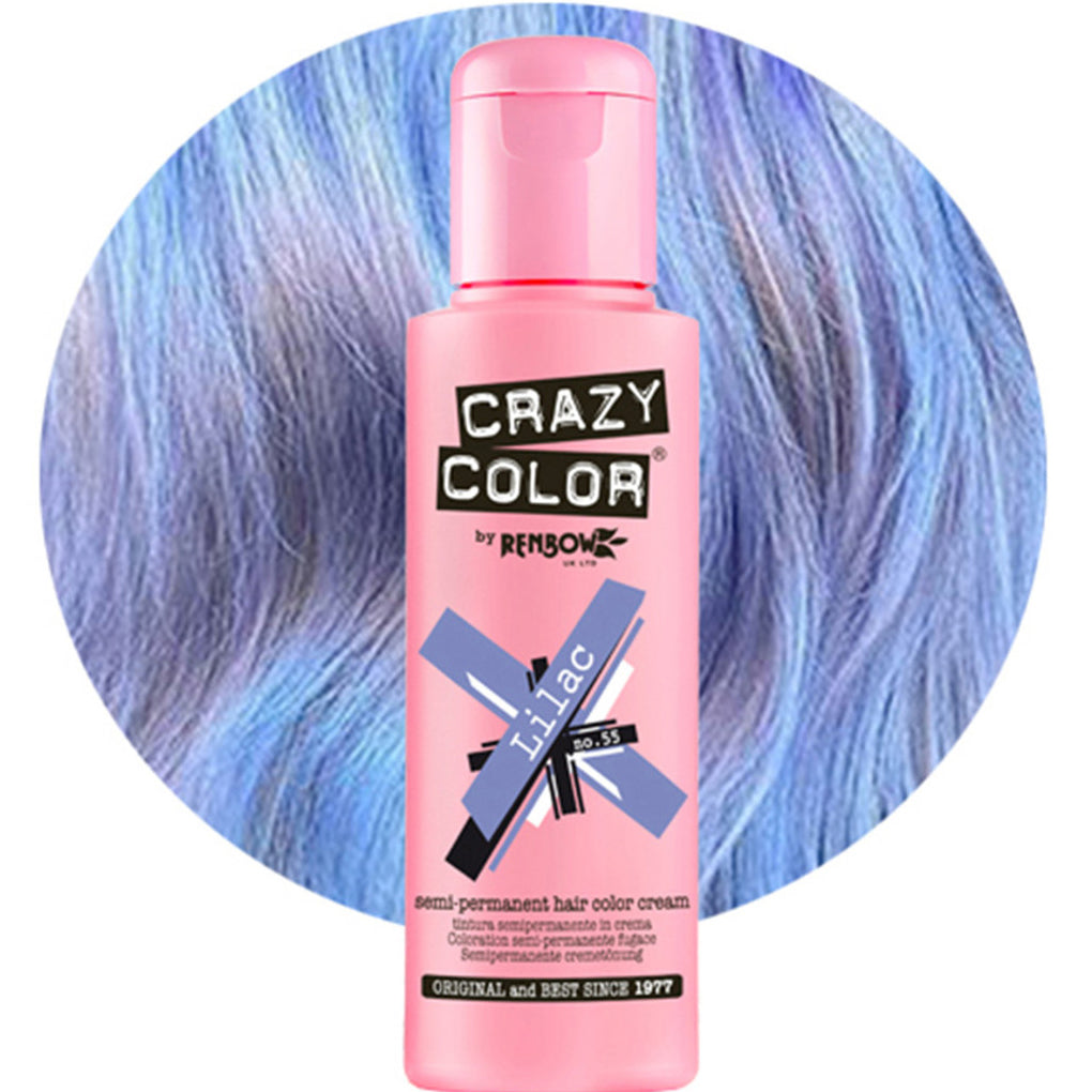 Crazy Color Semi Permanent Hair Color Cream – Vibrant, Expressive Colour for Bold Hair Enthusiasts 100ml