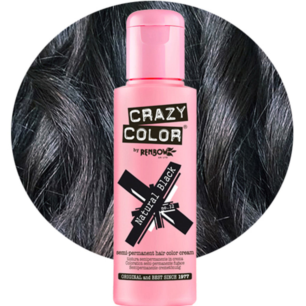 Crazy Color Semi Permanent Hair Color Cream – Vibrant, Expressive Colour for Bold Hair Enthusiasts 100ml