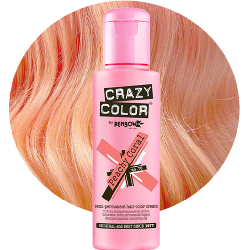 Crazy Color Semi Permanent Hair Color Cream – Vibrant, Expressive Colour for Bold Hair Enthusiasts 100ml