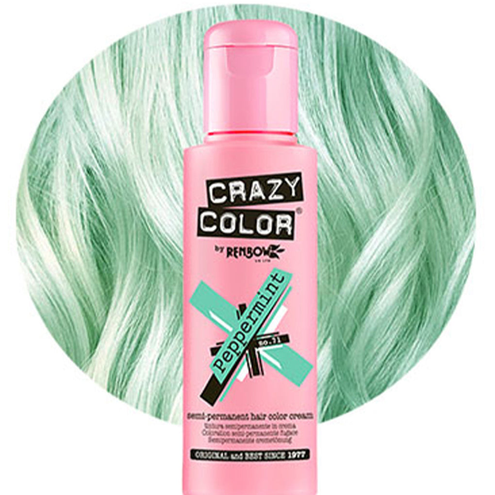 Crazy Color Semi Permanent Hair Color Cream – Vibrant, Expressive Colour for Bold Hair Enthusiasts 100ml