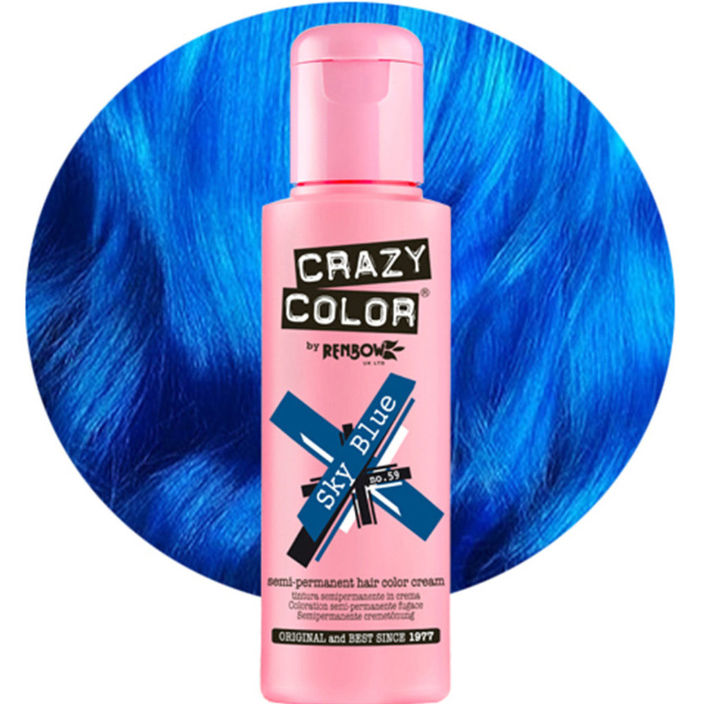 Crazy Color Semi Permanent Hair Color Cream – Vibrant, Expressive Colour for Bold Hair Enthusiasts 100ml