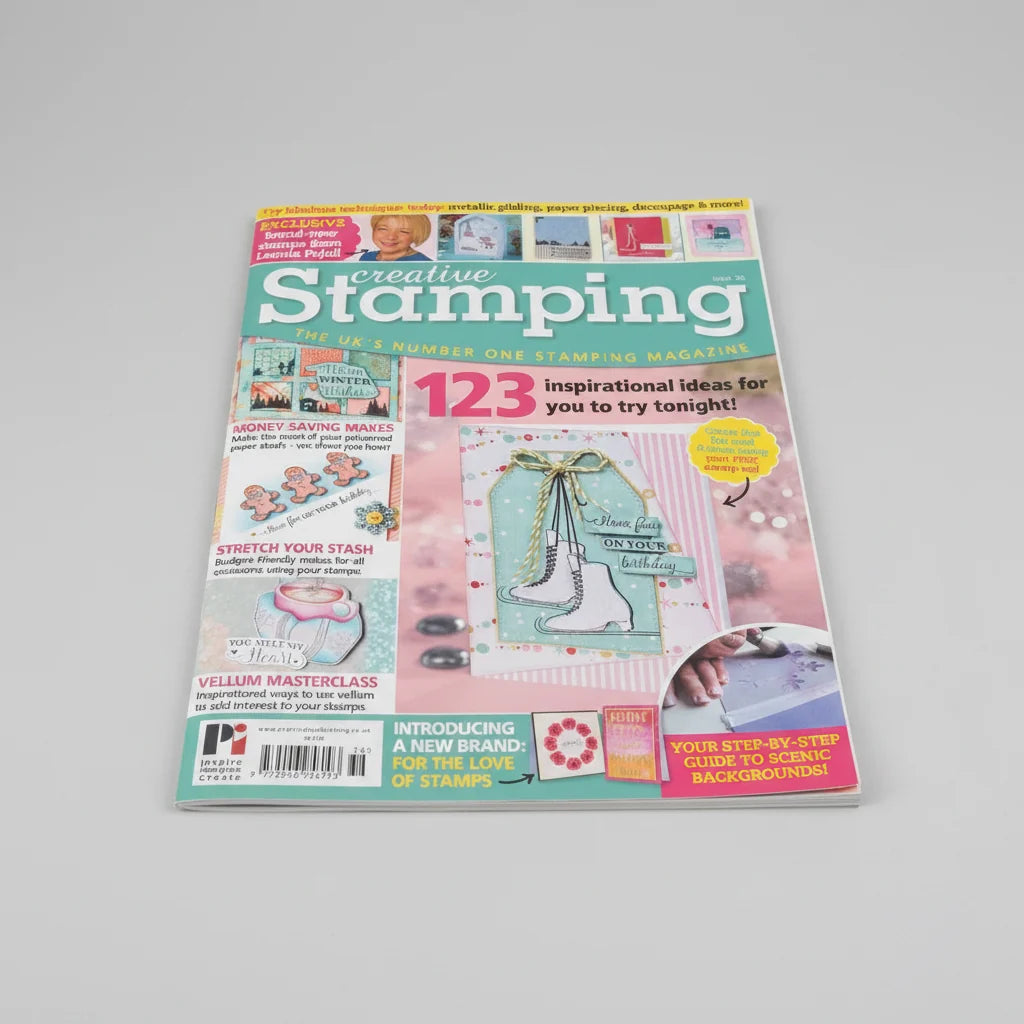 creative stamping issue 36  magazine  with stamps
