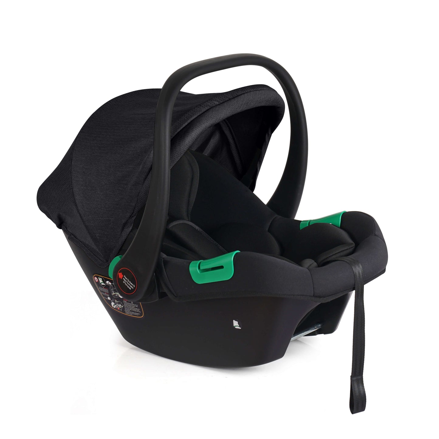 For Your Little One Cruise 3 In 1 Travel System With Car Seat And ISOFIX Base - Eclipse Black (Free Cupholder / Seat Liner Included!)