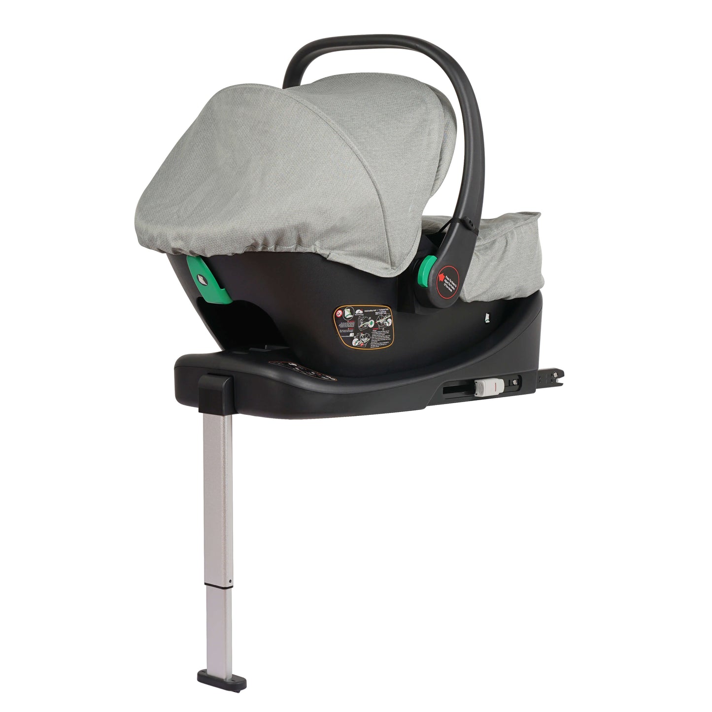 For Your Little One Cruise 3 In 1 Travel System With Car Seat And ISOFIX Base - Pebble Sage (Free Cupholder And Seat Liner Included!)