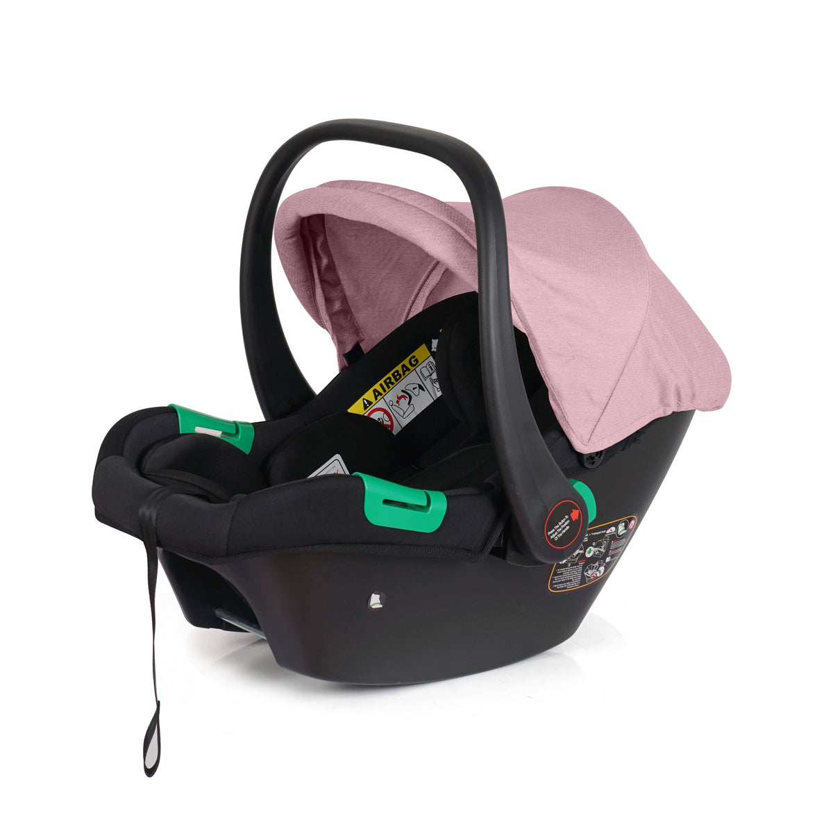 For Your Little One Cruise 3 In 1 Travel System With Car Seat - Blush Rose (Free Cupholder And Seat Liner Included!)