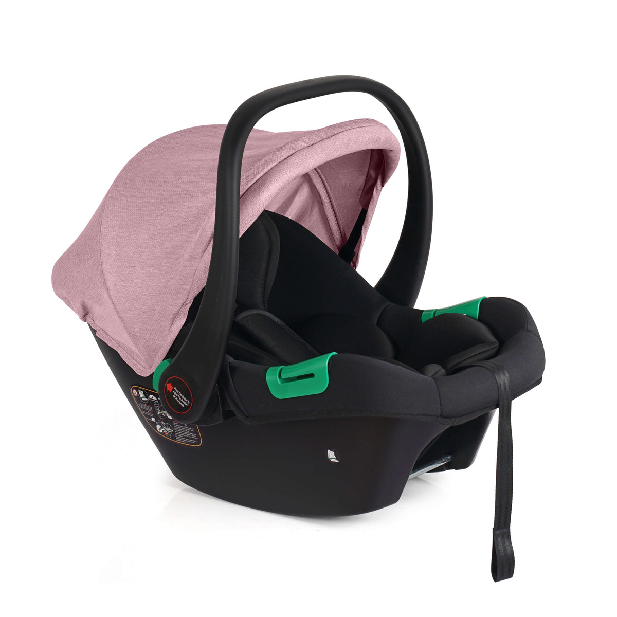 For Your Little One Cruise 3 In 1 Travel System With Car Seat - Blush Rose (Free Cupholder And Seat Liner Included!)
