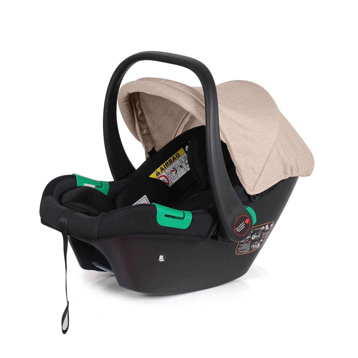 For Your Little One Cruise 3 In 1 Travel System With Car Seat And ISOFIX Base - Dune Beige (Free Cupholder And Seat Liner Included!)