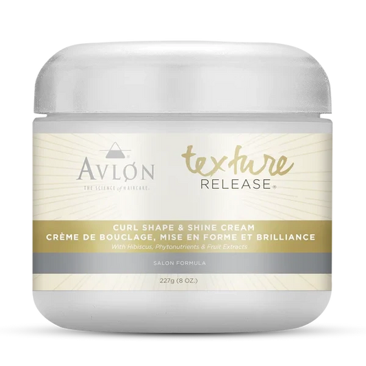Avlon Texture Release Curl Shape & Shine Cream for Defined & Hydrated Wavy, Curly & Coily Hair 227 g/8.01 oz