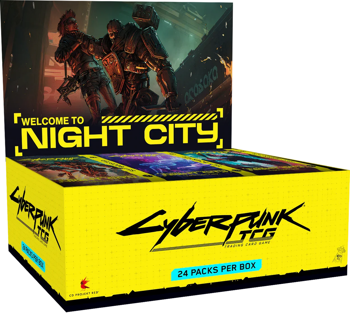Cyberpunk TCG: Welcome to Night City Retail Booster Display