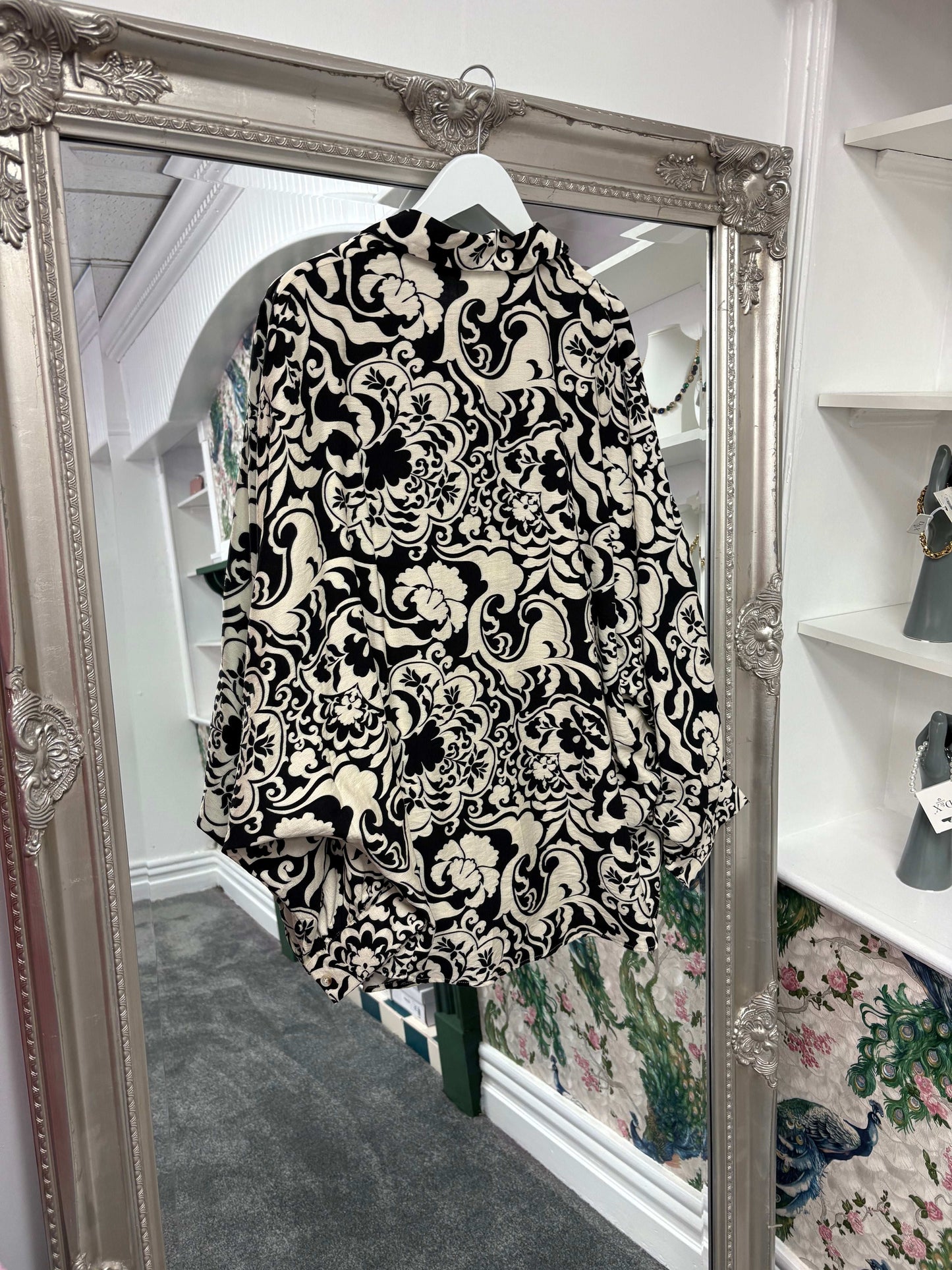 Luxtyle Patterned Blouse – One Size (Fits 8–18)