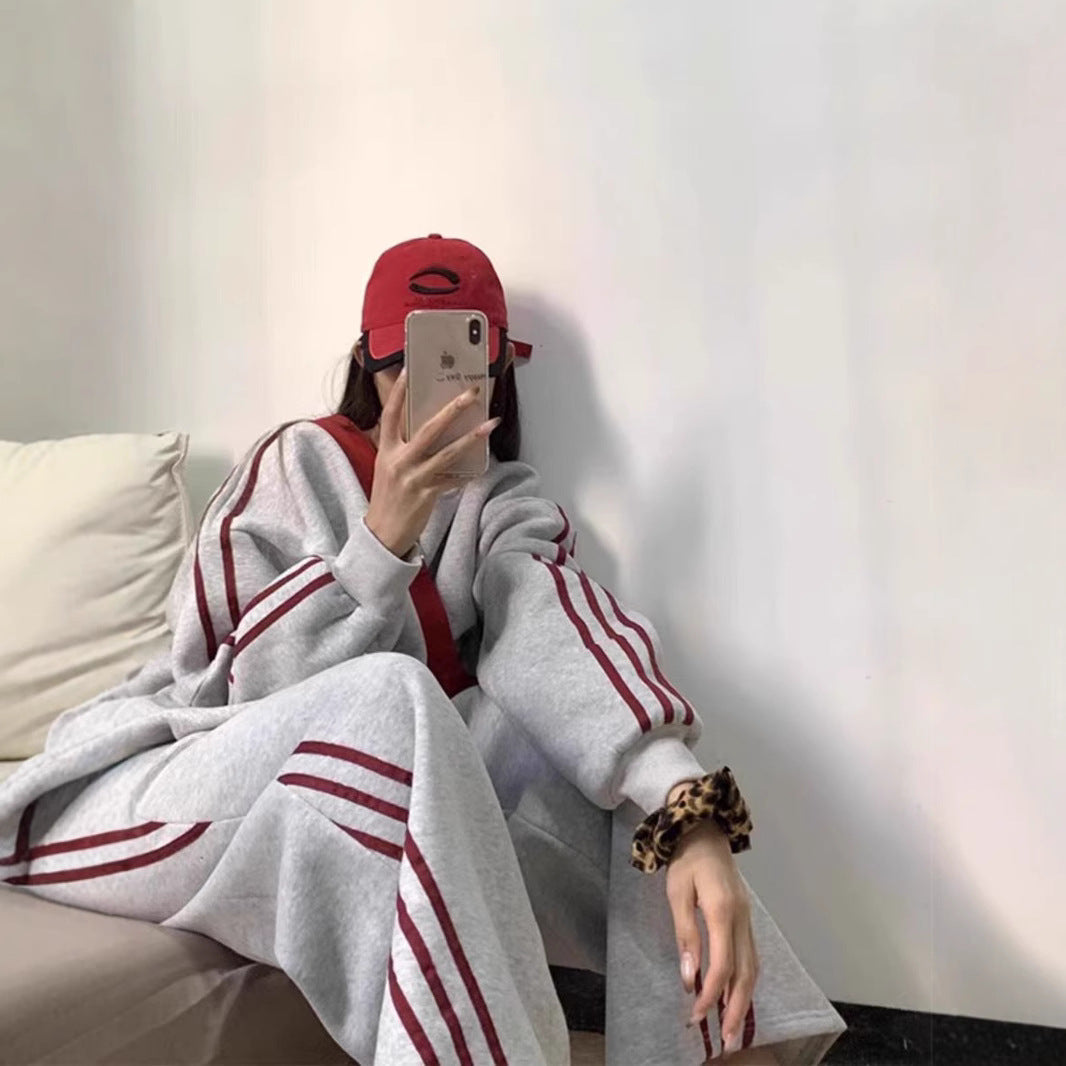 Women's Cotton Hoodie & Joggers Activewear Set