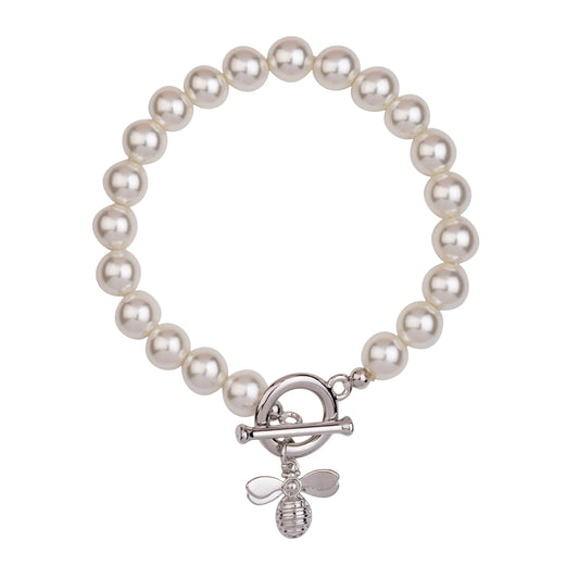 Mother of Pearl Bee Bracelet