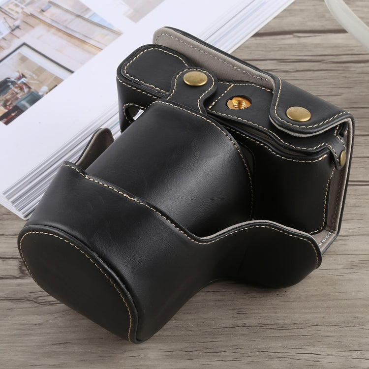 Full Body Camera PU Leather Case Bag with Strap for Fujifilm X-A5, For FUJI  X-A5