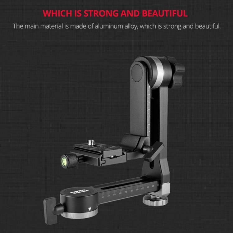 YELANGU A171 YLG0401E-C 360 Degree Rotation Horizontal Cantilever Gimbal Tripod Head for Home DV and SLR Cameras, YELANGU A171