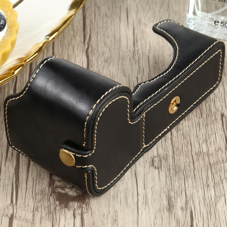 1/4 inch Thread PU Leather Camera Half Case Base for FUJIFILM X-S10, For FUJIFILM X-S10, Fr FUJIFILM X-S10
