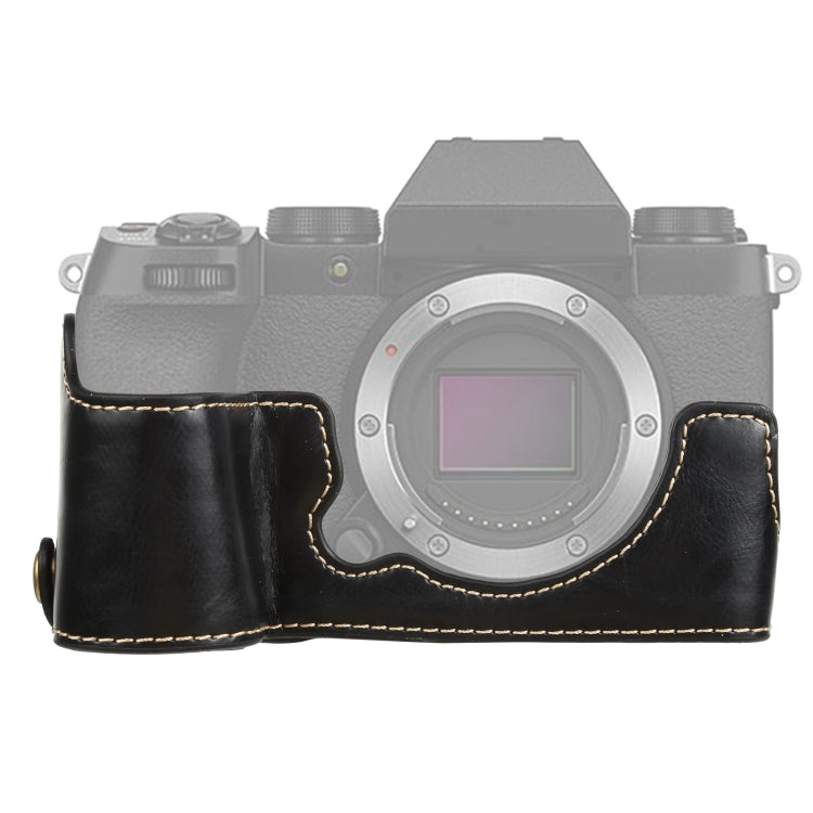 1/4 inch Thread PU Leather Camera Half Case Base for FUJIFILM X-S10, For FUJIFILM X-S10, Fr FUJIFILM X-S10