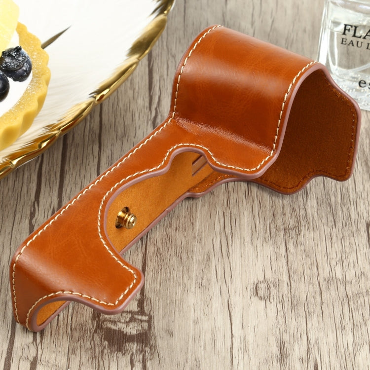 1/4 inch Thread PU Leather Camera Half Case Base for FUJIFILM X-S10, For FUJIFILM X-S10, Fr FUJIFILM X-S10