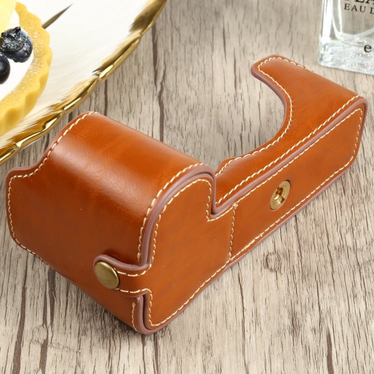 1/4 inch Thread PU Leather Camera Half Case Base for FUJIFILM X-S10, For FUJIFILM X-S10, Fr FUJIFILM X-S10