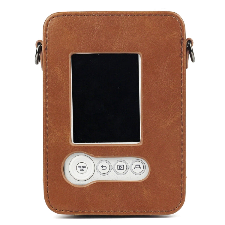 Full Body Camera Retro PU Leather Case Bag with Strap for FUJIFILM instax mini Liplay, For FUJIFILM instax mini Liplay