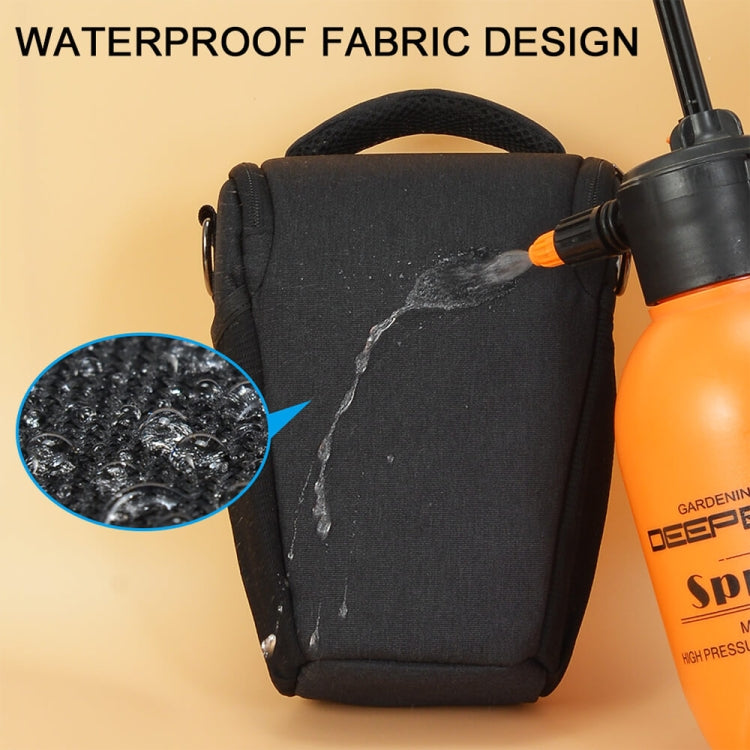 CADEN D1 Waterproof Crossbody Shoulder SLR Camera Bag, Size: 19 x 13x 21cm (Black)