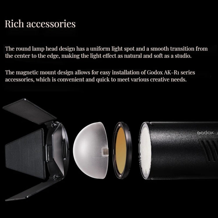 Godox AD100Pro 100Ws Pocket Flash Outdoor Speedlite Light ​Kits (Black)