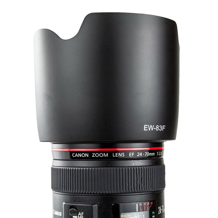 EW-83F Lens Hood Shade for Canon Camera EF 24-70mm f/2.8L USM I Lens, EW-83F