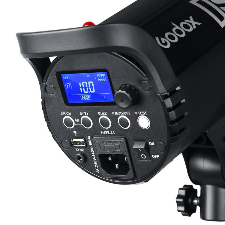 Godox DS300II 300Ws Studio Flash Light Strobe Lamp Head Bowens Mount Speedlight (EU Plug)
