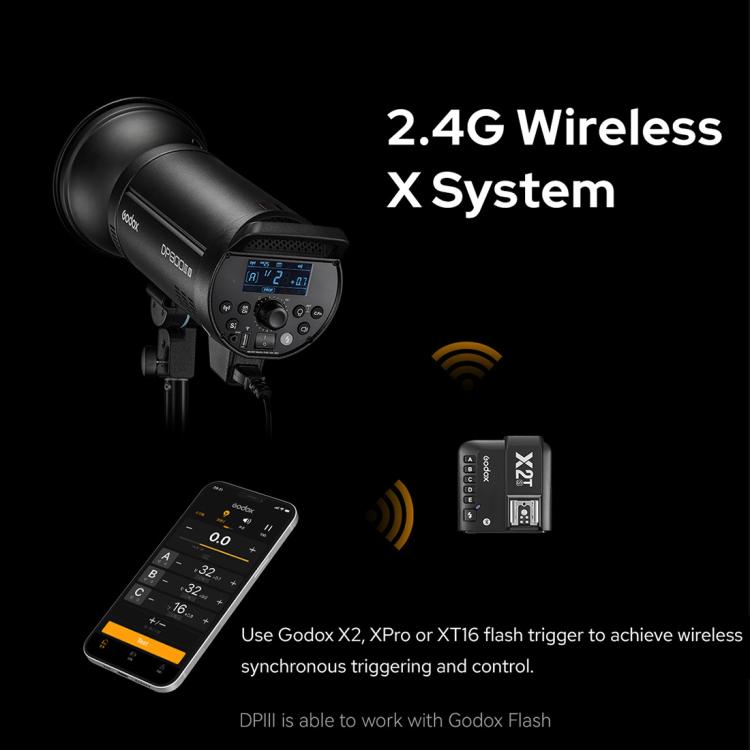 Godox DP800III-V Studio Flash Photo Light 800Ws 2.4G Wireless X System Bowens Mount Light (AU Plug)