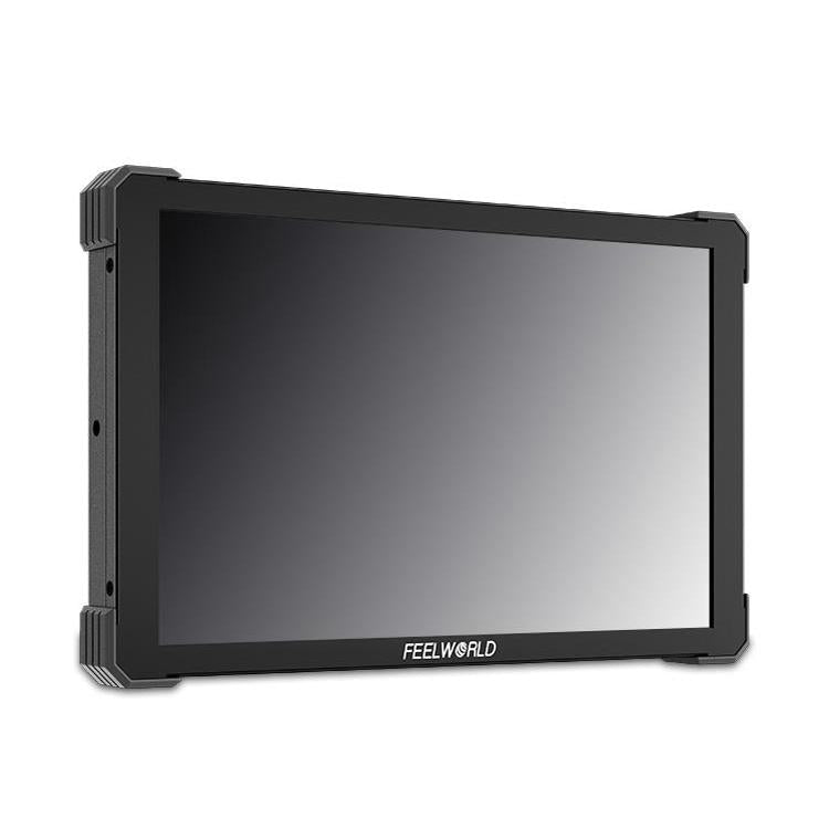 FEELWORLD T10 10.1 inch Aluminium DSLR Camera Field Monitor Touch Screen 4K HDMI Monitor (Black)