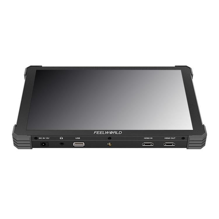 FEELWORLD T10 10.1 inch Aluminium DSLR Camera Field Monitor Touch Screen 4K HDMI Monitor (Black)