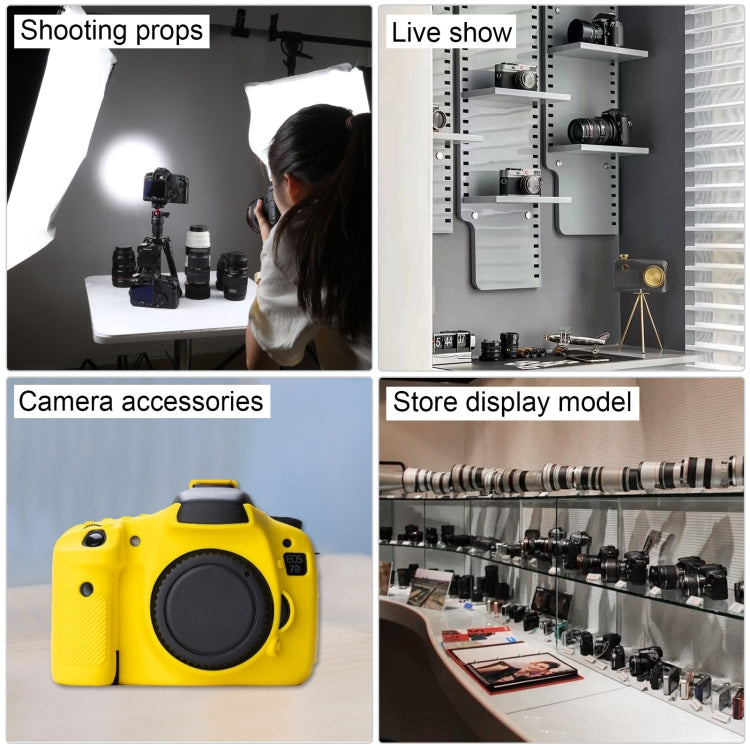 For Canon EOS 7D Non-Working Fake Dummy 70-200 Lens DSLR Camera Model Photo Studio Props with Strap , For Canon 7D (70-200 Lens)