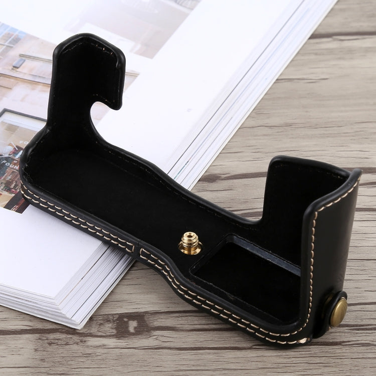 1/4 inch Thread PU Leather Camera Half Case Base for FUJIFILM X-T10 / X-T20, For FUJIFILM XT10, For FUJIFILM  XT10