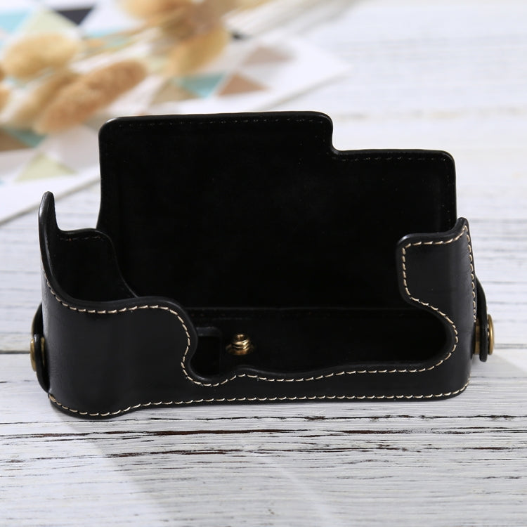 1/4 inch Thread PU Leather Camera Half Case Base for FUJIFILM X-E3, For FUJIFILM X-E3, For FUJIFILM XE3