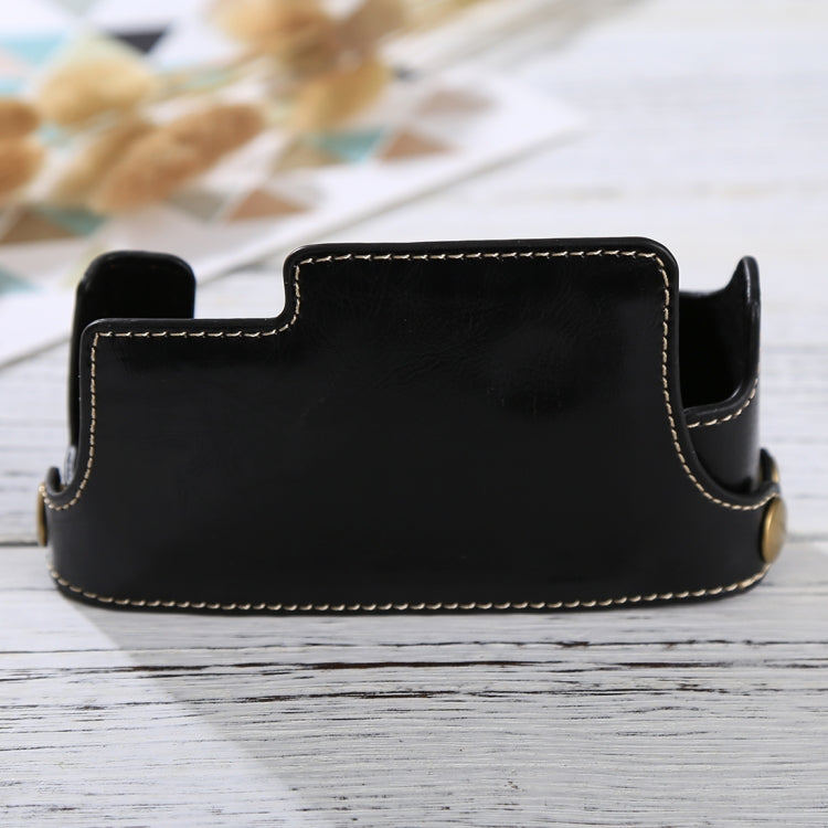 1/4 inch Thread PU Leather Camera Half Case Base for FUJIFILM X-E3, For FUJIFILM X-E3, For FUJIFILM XE3