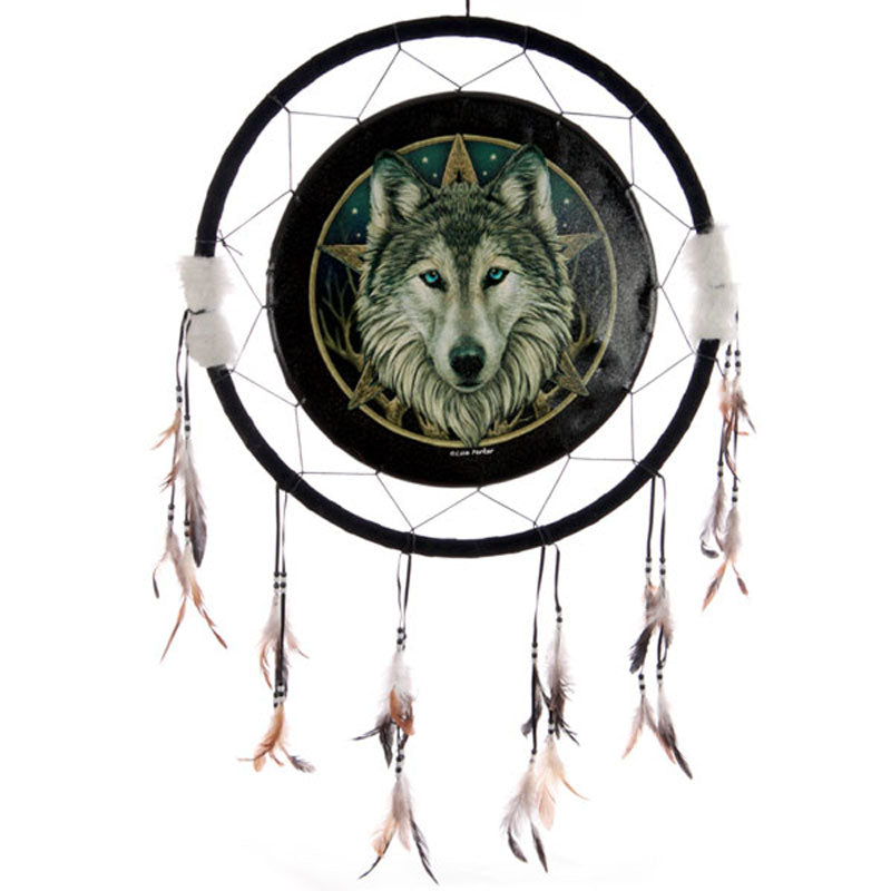 Lisa Parker Wild One Wolf Dreamcatcher 60cm