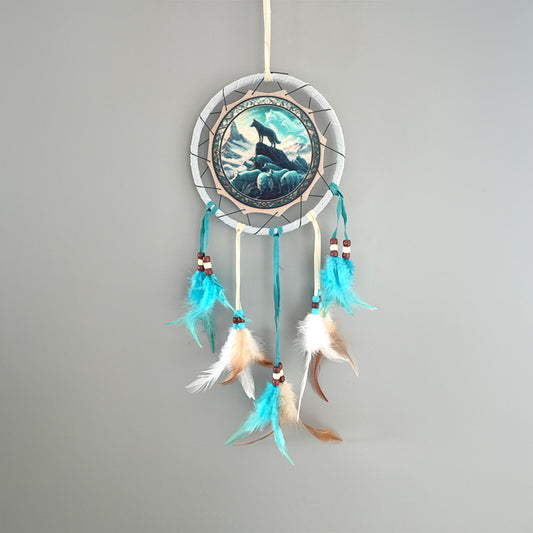 Spirit of the Wolf Pack Dreamcatcher 16cm