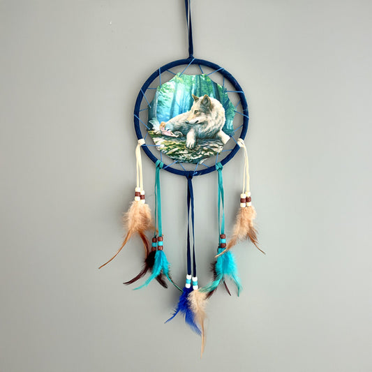 Lisa Parker Fairy Stories Wolf & Fairy Dreamcatcher 16cm