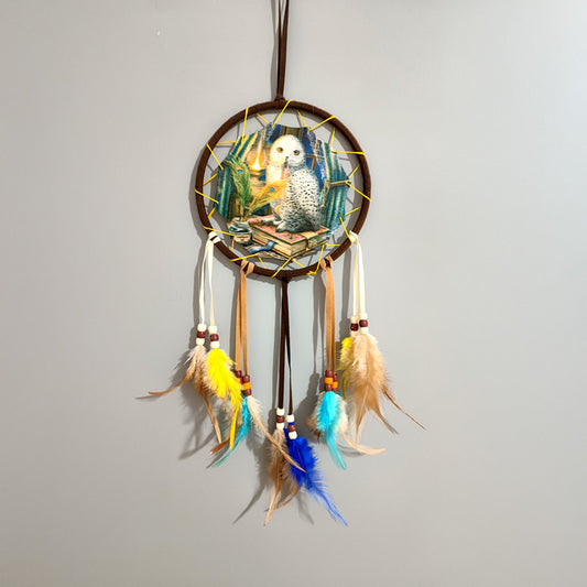 Lisa Parker Guardian of Spells Owl Dreamcatcher 16cm