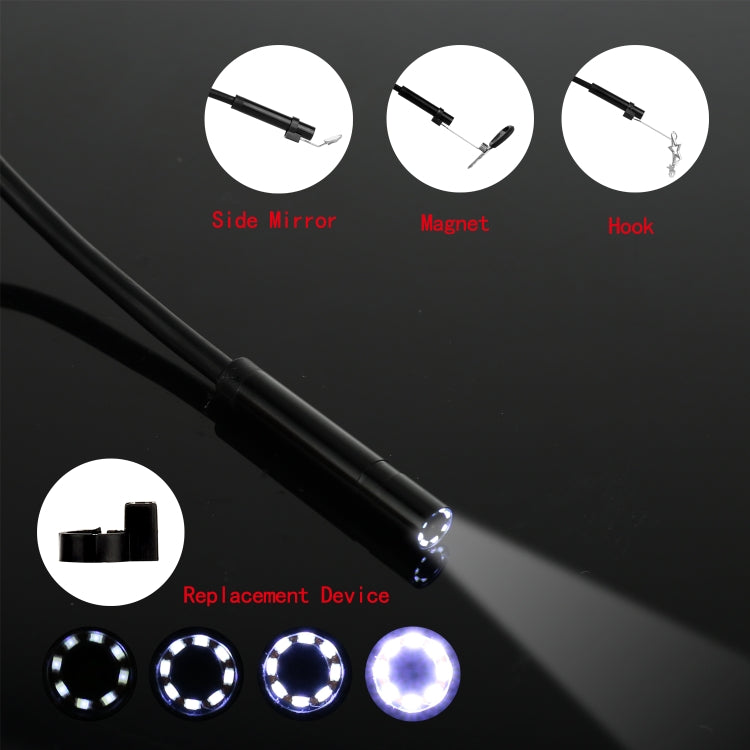 P20 4.3 Inch Screen Display HD1080P Inspection Endoscope with 8 LEDs, Length: 2m, Lens Diameter: 8mm, Mild Line, Length: 2m, Mild Line