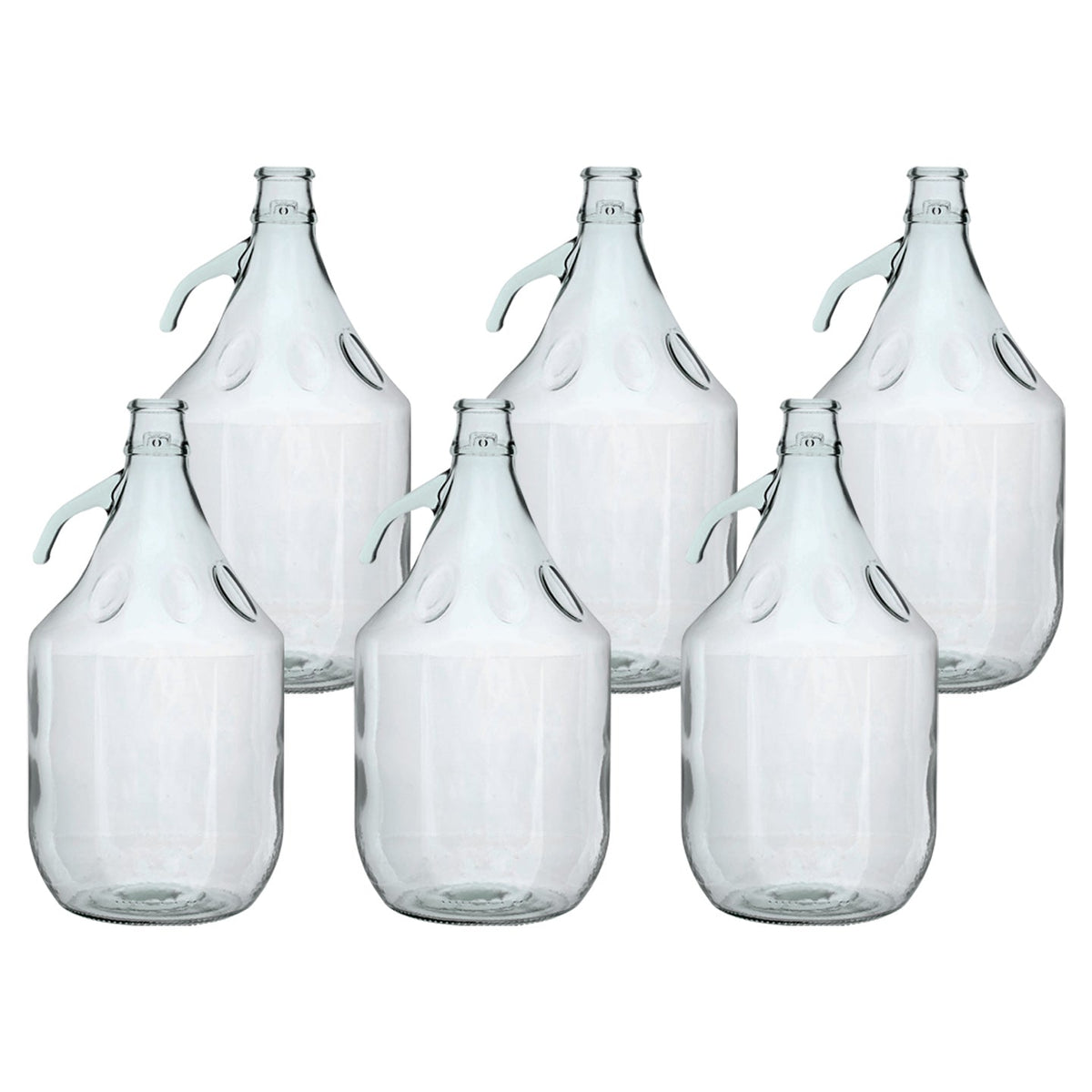 Glass Demijohn 5L 6 Pack Plain