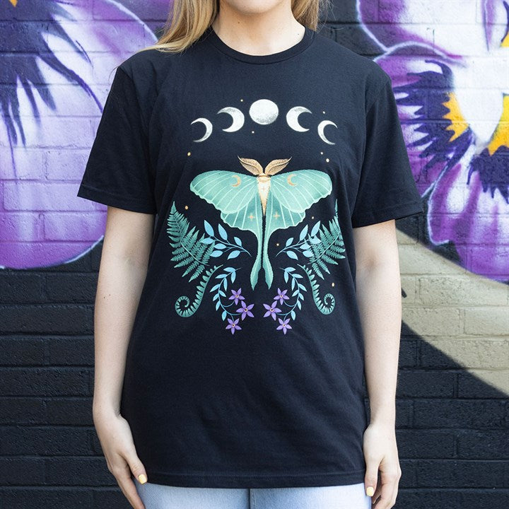 Luna Moth Unisex T-shirt Size L