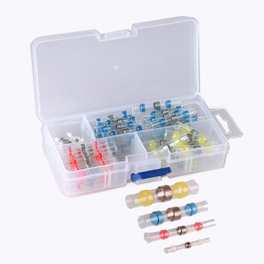 100 PCS / Box Professional Water Resistant Solder Ring Heat-shrinkable Tube, 100 PCS / Set