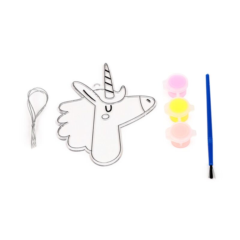 Paint Your Own DIY Suncatcher - Unicorn Magic