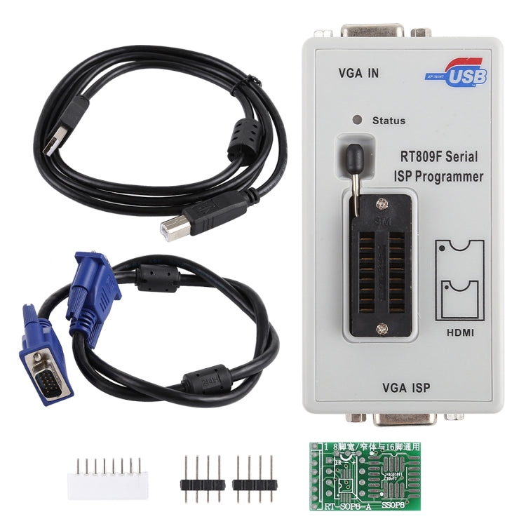 RT809F ISP Programmer LCD USB Special Programmer Repair Tools, RT809F