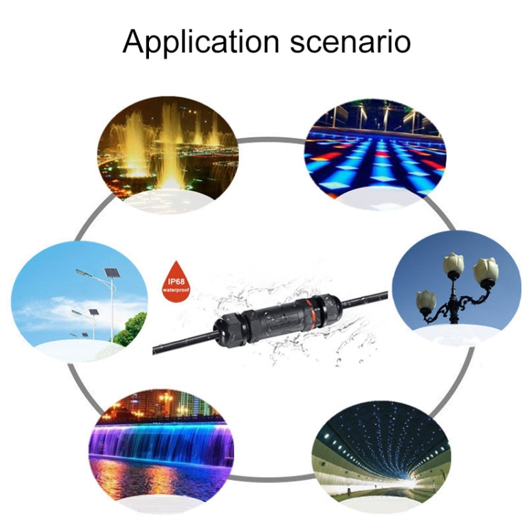 XY25 IP68 Waterproof 5 Pin T-type Cable Connector