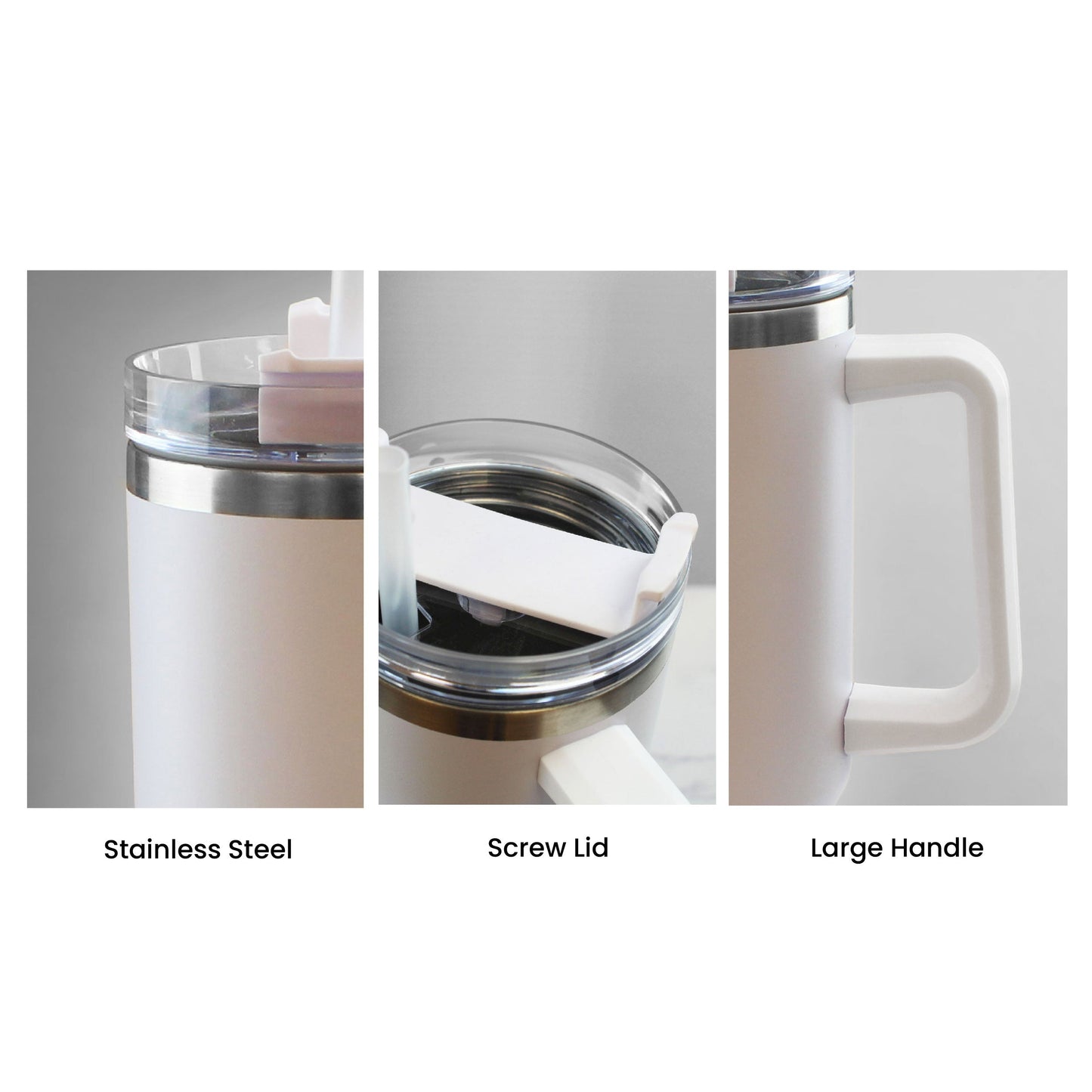 Engraved Extra Large White Travel Cup 40oz/1135ml, Any Name