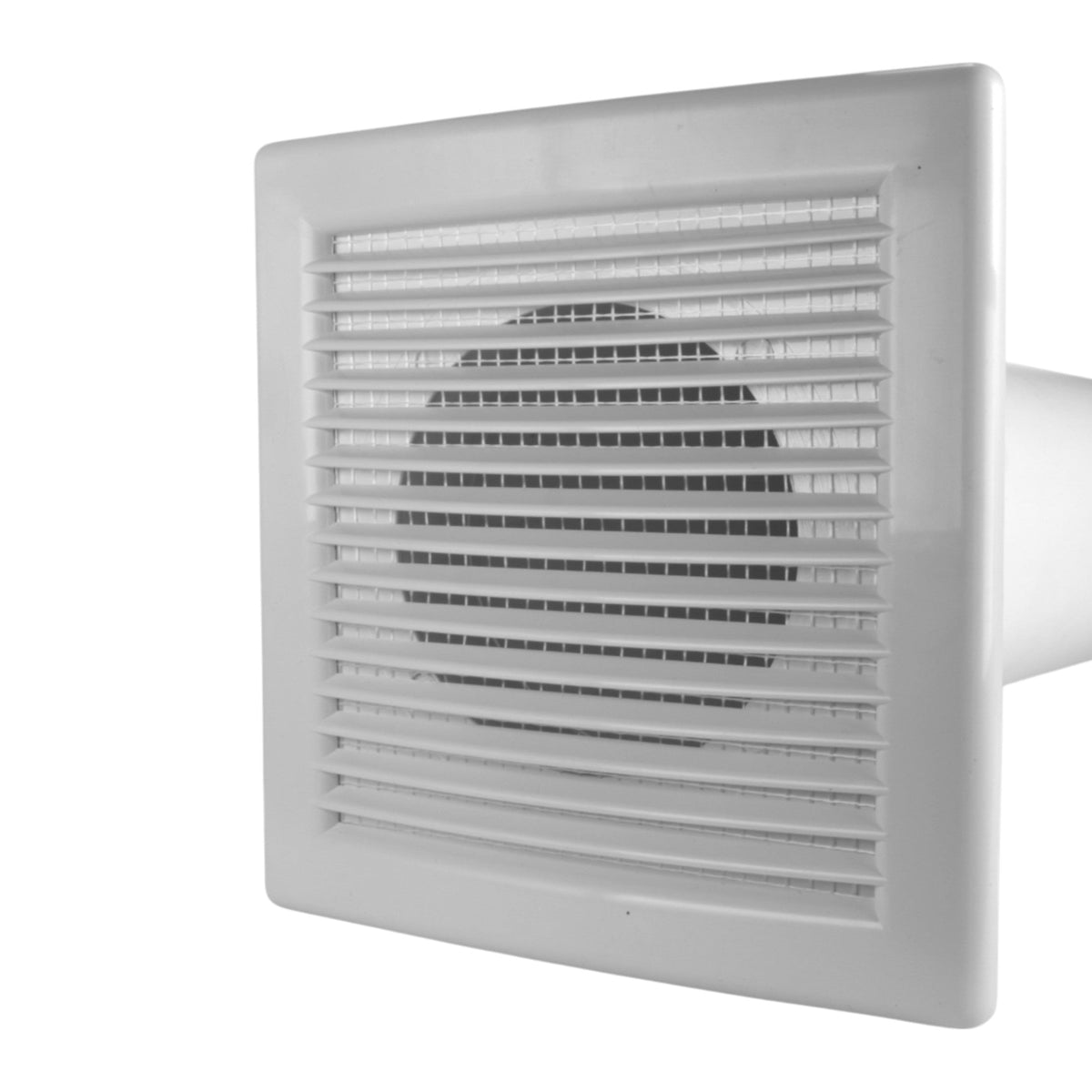 Through Wall Ventilation Kit DL0163 Louvre Vent with Brown External Vent